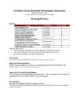Van Buren County Economic Development Corporation - Meeting Minutes FINAL - January