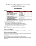 Van Buren County Economic Development Corporation - Meeting Minutes FINAL - March