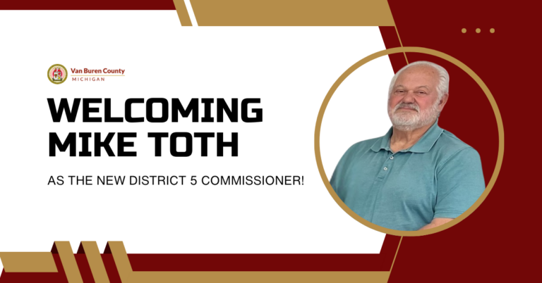 Welcoming Mike Toth as the New District 5 Commissioner!