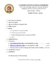 April 22, 2026 Agenda